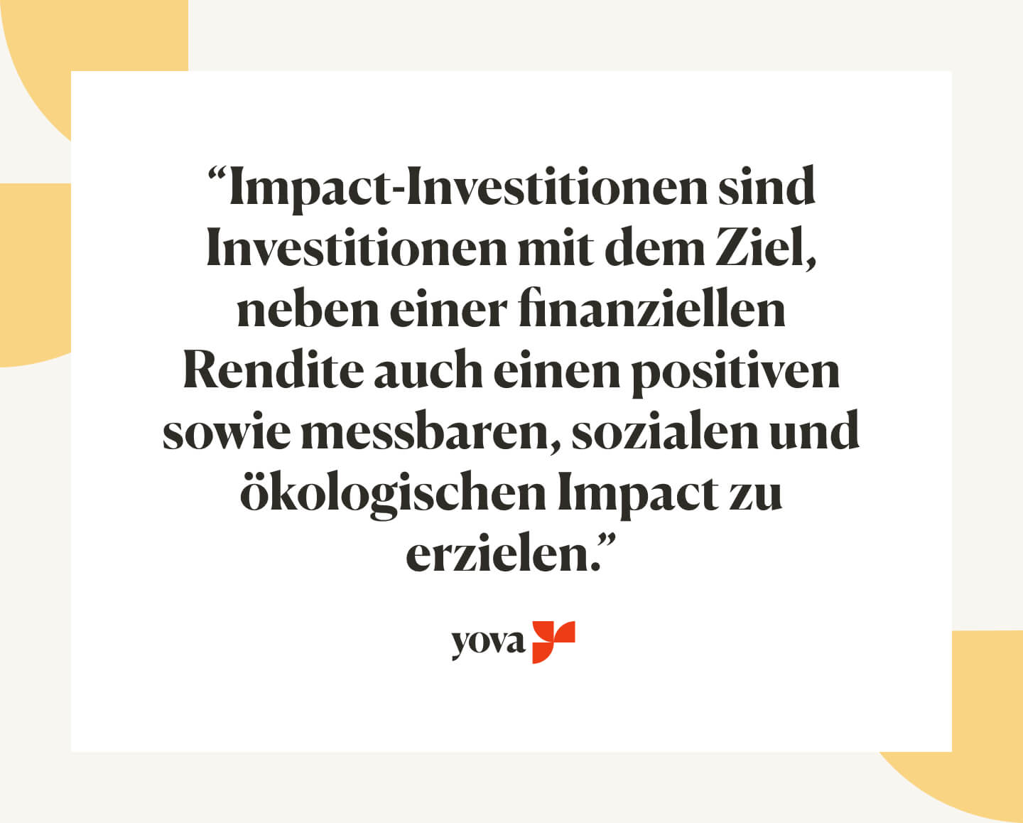 Impact Investment Definition