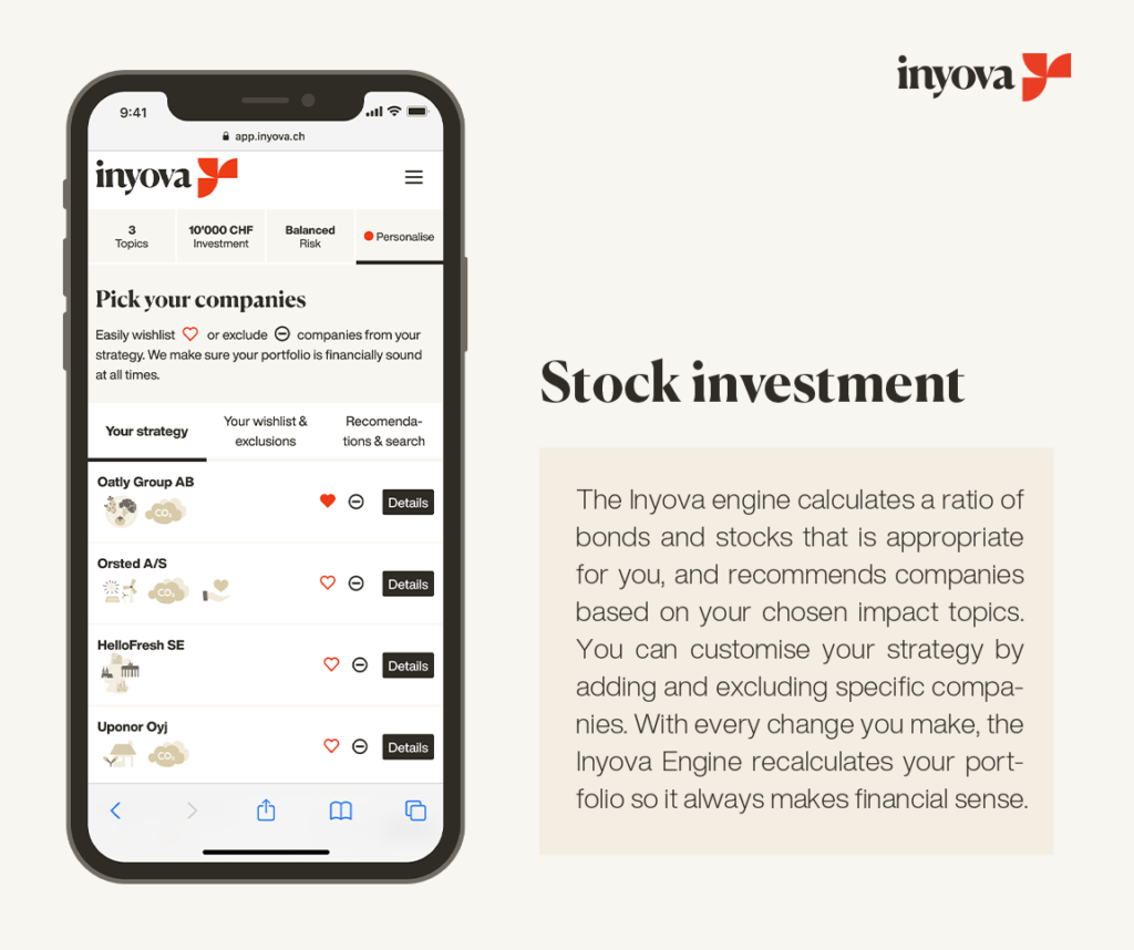 Illustration of a stock portfolio